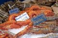 Crevettes de Madagascar sur le marché de l'Alma Paris